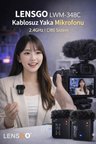 LENSGO LWM-348C Kablosuz Yaka Mikrofonu | 2.4GHz | Çiftli Sistem
