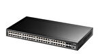 Cudy GS5048S4 48 Port Gigabit 4*10G SFP+ 1*RJ45&USB 19" Rock-Mount Çelik Layer3 Yönetilebilir Switch