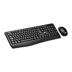 Lenovo Lecoo KW211 Kablosuz Türkçe Q Klavye & Mouse Set Siyah