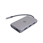 HP 4 in 1 Docking Station Type- C to 3*USB 3.0 – 1*RJ45(1000M)