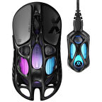 GravaStar Mercury XPro RGB 32K DPI Optik Gaming Mouse+8K Dongle, Kablosuz, Magnezyum Alaşımlı, Programlanabilir 5 Tuşlu, Siyah