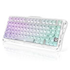 GravaStar Mercury K1 Lite RGB Kablosuz Mekanik Gaming Klavye, İngilizce Q, Crystal Aurora