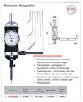 Werka Merkezleme Komparatörü 0-3mm 0.01mm
