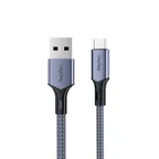 VegGieg USB-A to USB-C 60W 3A Type-C Hızlı Şarj ve Data Kablosu 2 Metre