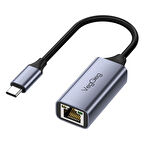 Veggieg USB Type-C 100Mbps Rj45 Lan Ethernet İnternet Çevirici Dönüştürücü