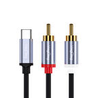 VegGieg USB Type-C to 2 RCA Ses Kablosu 1.5 Metre