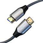 VegGieg 8K 60Hz 4K 120Hz 48 Gbps HDR ARC HDCP Örgülü HDMI 2.1 Kablo 2 Metre