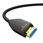 VegGieg 8K/60Hz 4K/120Hz 48Gbps HDR ARC HDCP Fiber Optik HDMI 2.1 Kablo 25 Metre