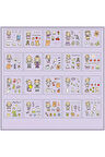 Flower Temalı 20 Yaprak Sticker Seti • Bullet Journal (GGK-DY091)