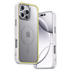 Aohi The Future Iphone 16 Pro Max Kılıfı, Magsafe Uyumlu Telefon Kılıfı, Beyaz