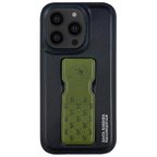 Santa Barbara Polo Racquet Club iPhone 14 Pro Kılıf Z Standlı Pu Deri İçi Süet Parker Kapak