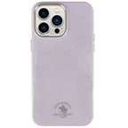 Santa Barbara Polo Racquet Club iPhone 14 Pro Max Kılıf Mekanik Tuşlu Simli Işıltılı Diaomand Seri Aurora Kapak