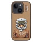 Santa Barbara Polo Racquet Club  iPhone 14 Kılıf 3Boyutlu PU Deri Fergus İçi Süet Kapak