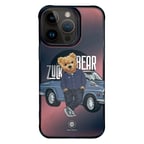 ZuckBear iPhone 15 Pro Kılıf Hologramlı Mekanik Tuşlu M-Safe Şarja Uygun California Cool Kapak