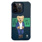 ZuckBear iPhone 15 Pro Max Kılıf Hologramlı Mekanik Tuşlu French Riviera Kapak