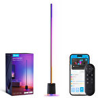 Govee Lyra PRO RGBICWW Köşe Lambası H6079312,BT Hoparlörlü,2100 Lümen,Alexa, Google Asst. Destekli-Siyah