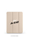 iPad Air 13 2025 M3 Çip Uyumlu Standlı Katlanabilir Fuchsia Smart Cover Tablet Kılıfı