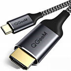 Qgeem QG-UA09 Type-C To HDMI Kablo