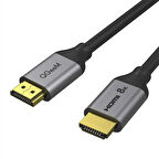 Qgeem QG-AV17 Görüntü ve Ses Aktarıcı HDMI Kablo 2.1 Versiyon 8K HD Kalite 48Gbps 3.05 metre