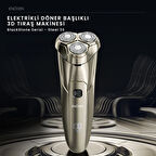 Enchen Steel 3S Gold Çift Yönlü Kavisli Bıçaklı Dijital Ekranlı Suya Dayanıklı Şarjlı Tıraş Makinesi