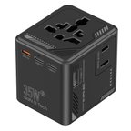 35W GaN Hızlı Şarj Adaptörü 5 Çıkışlı Universal Priz 1 USB-A 4 USB-C Seyahat Şarj Cihazı - AZ-A33 StAZ-A33  35W Sarj Cihazi