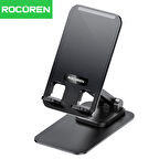 Rocoren 360° Dönebilen Katlanabilir Yükseklik ve Eğim Ayarlı Telefon Tutucu Stand