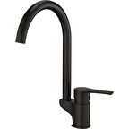 GPD MTE65-SG Atros Tek Gövde Eviye Bataryası (Siyah Granit Kaplama) (TSEN817)