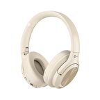 Lenovo Lecoo ES208 Bluetooth 5.3 Kablosuz Mikrofonlu Kulak Üstü Kulaklık Beyaz