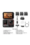 Ace Pro 2 8K Aksiyon Kamerası İçerik Üretici Kiti – Leica Lens, 3x Batarya, Tripod, Aktif HDR