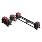 Mekanik Ayarlı 24KG Dambıl, Kettlebell, Barfiks Seti (3ü1 Arada)