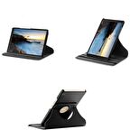 Polham Lenovo Tab M10 HD X306F 10.0 Standlı Tablet Kılıfı, Darbe Emici, Kaymaz Taban, Açı Ayarlı