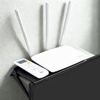 Polham 22x11 CM TV Üstü Kumanda, Modem, TV Kutusu Rafı, Monitör, Notebook Uyumlu Düzenleme Rafı