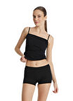 Blackspade Kadın Siyah Boxer Essential 1301