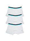 Erkek Çocuk Boxer 3'lü Paket 9395 - Beyaz