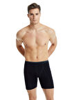 Erkek Retro Pamuk Elastan Boxer 9216 - Siyah