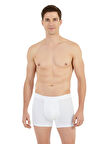 Blackspade Erkek Beyaz 2'li Pamuklu Boxer 9616