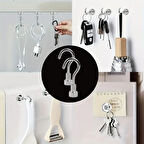 caselka® Güçlü Manyetik Mutfak,Banyolar İçin Çok Amaçlı 2'li Magnet Askı