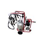 Bartech Yaprak Çiftli İnek Süt Sağım Makinesi C40 Alüminyum Güğüm Kuru