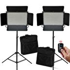 Gdx CF-LED 2020W 2'li Sürekli Panel Led Işık Seti