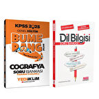Yediiklim 2025 KPSS Bumerang Coğrafya ve AKM Dil Bilgisi Soru Bankası Seti 2 Kitap