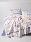 Cotton Box Flanel Nevresim Takımı Çift Kişilik Hayden Lila
