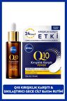 Nivea Q10 Kırışıklık Karşıtı Çift Etkili Cilt Serumu 30ml, Q10 Power Kırışık Karşıtı Gece Bakım Kremi 50ml