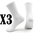3 Adet Likralı Unisex Tenis Çorap, Pamuklu Fitilli Tenis Çorap
