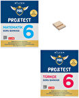 6. Sınıf Pro&Test Matematik ve Türkçe Soru Bankası + Telefon Standı