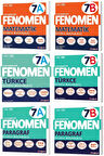 Fenomen Okul 2025 7. Sınıf Matematik + Türkçe + Paragraf A + B Serisi Soru Seti 6 Kitap