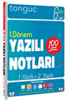 Tonguç 6. Sınıf 1. Dönem 1. Yazılı Ve 2. Yazılı Notları