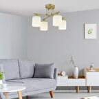 Kavis 4'Lü Eskitme Modern Genç Odası Mutfak Salon Avize