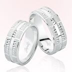 Beyaz Altın Alyans 7004