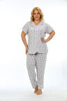 Etoile Bambu Büyük Beden Kadın Pijama Takımı