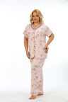 Etoile Bambu Büyük Beden Kadın Pijama Takımı